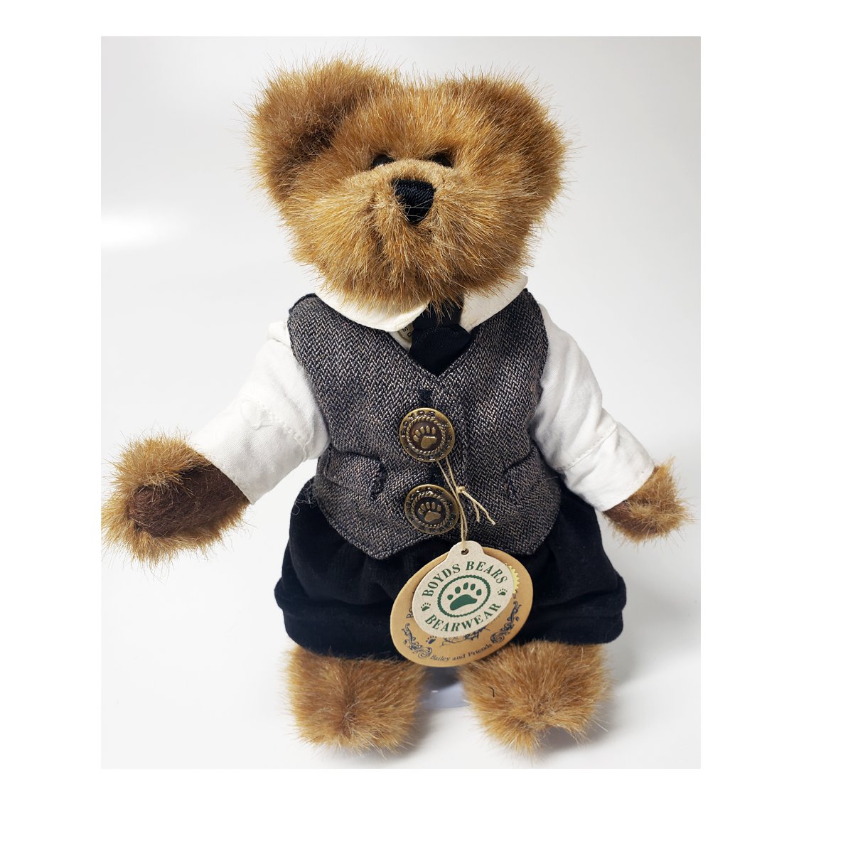 teddy bear with vest
