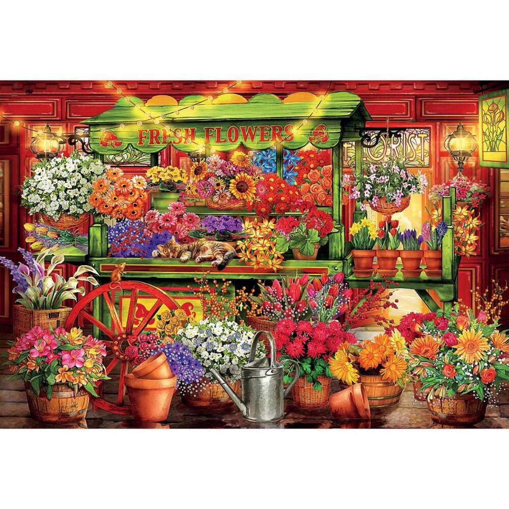 Ceaco Flower Market Jigsaw Puzzle 2,000 Piece | Nokomis Bookstore ...