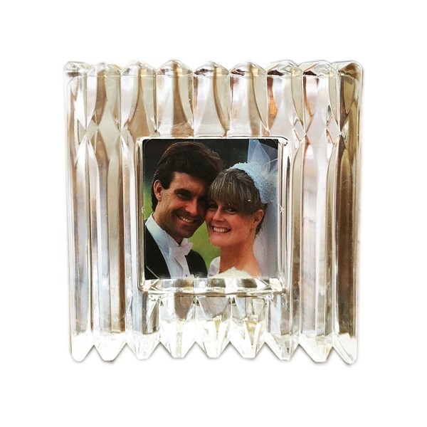 Mikasa Glamour Crystal Glass Photo Frame 2" x 2" QQ260/577