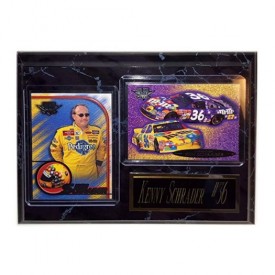 2002-2003 Nascar Racing Kenny Schrader #36 Wall Plaque