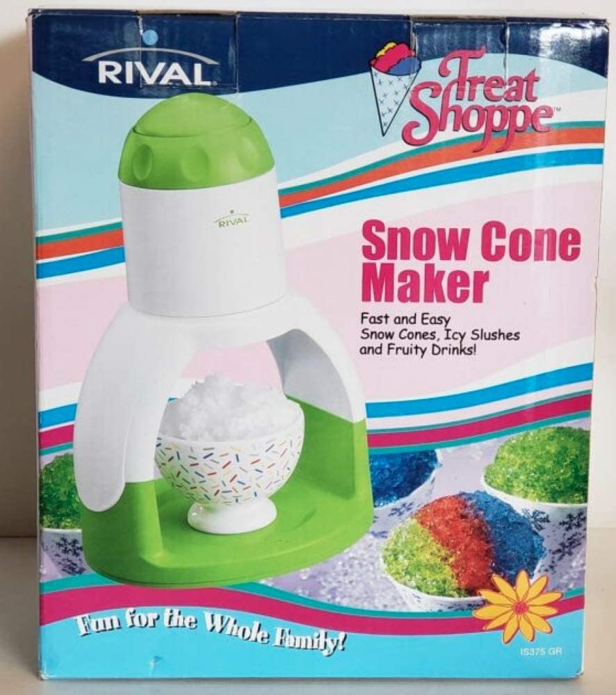 Rival Treat Shoppe Electric Ice Shaver / Snow Cone Maker Lime Green