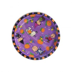 Peanuts Gang Halloween Paper Dinner Plates 8-3/4 Set of 8