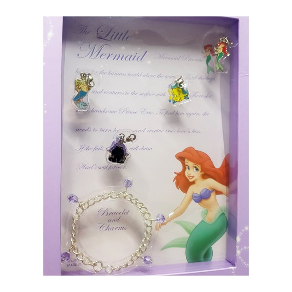 Disney Princess Bracelet and Charms - The Little Mermaid