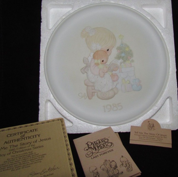Precious Moments "Tell Me the Story of Jesus" Collector's Plate 15237