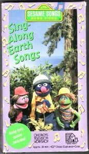 SING ALONG EARTH SONGS SESAME (1993) (VHS Tape)