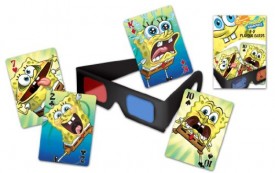 Bicycle SpongeBob Squarepants 3D Playing Cards and 3D Viewing Glasses