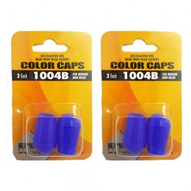 Blue Mini Bulb Filters 2 Pack x 2 = 4 Color Caps