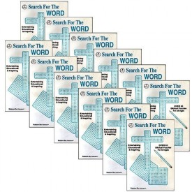 Bulk Lot Bundle Qty (12) Search For The Word Biblical Crossword Puzzle Books