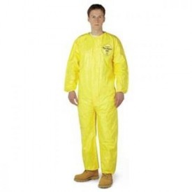 GENUINE Dupont Tychem 2000, QC125, Chemical Resistant Coverall, Yellow 3XL