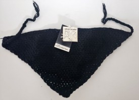 No Boundaries Black Crochet Head Scarf