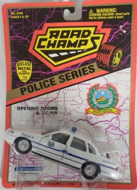 1996 Road Champs Police Series 1/43 Scale Emergency Vehicle Replica - City of Little Rock, Arkansas
