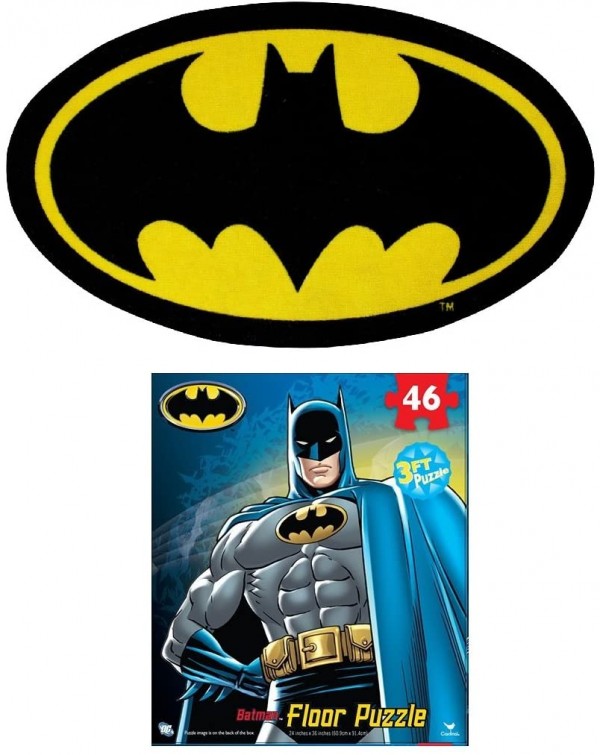 BATMAN My Size FLOOR Puzzle XL 46 PIECES (3 feet length - 24" x 36")