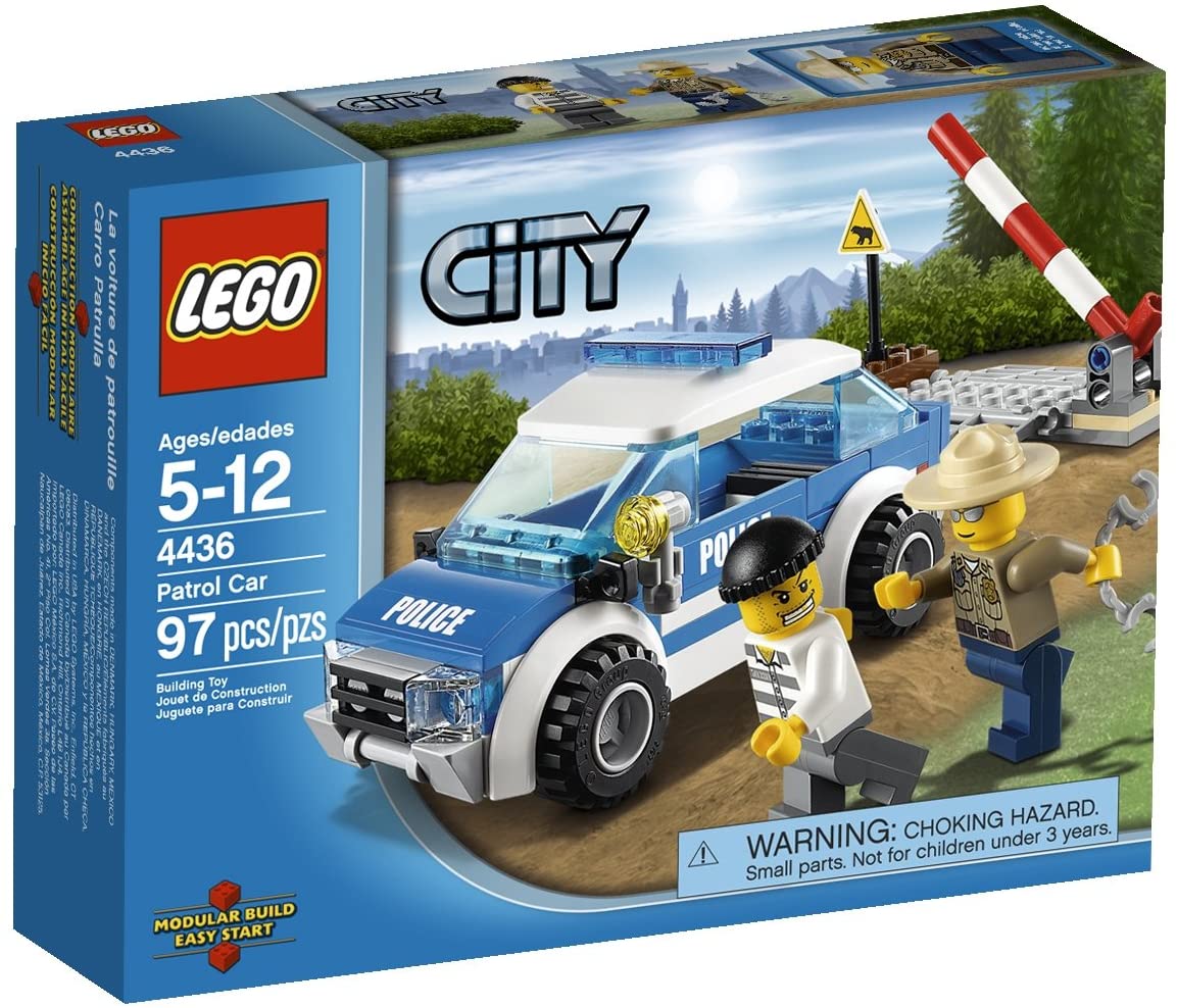 lego police car transporter