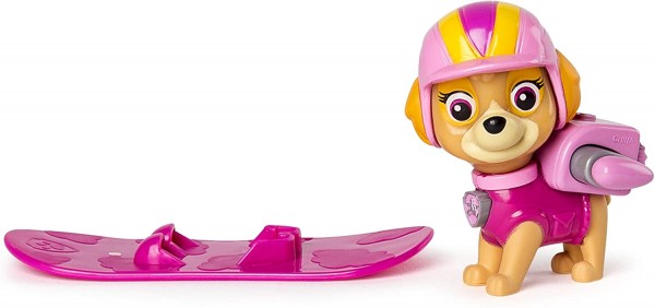 Paw Patrol Winter Rescues Action Pack Pup, Snowboard Skye
