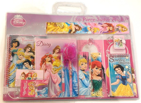 Disney's Princess 80 Piece Super Lot Stationery Set