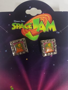 Starline Looney Tunes Space Jam Jewelry - Tweety Bird Pierced Earrings 1037