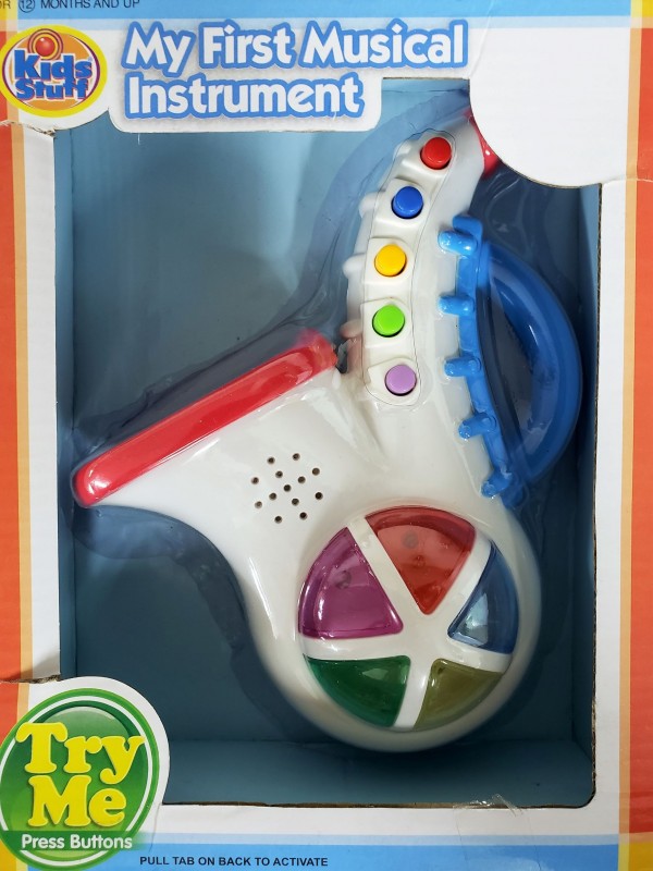My First Musical Instrument Light Up Musical Toy Saxophone Ages 12 Months+
