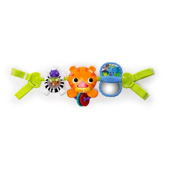 Bright Starts Take Along Musical Carrier Activity Toy Bar, Ages Newborn +, Multi-Color