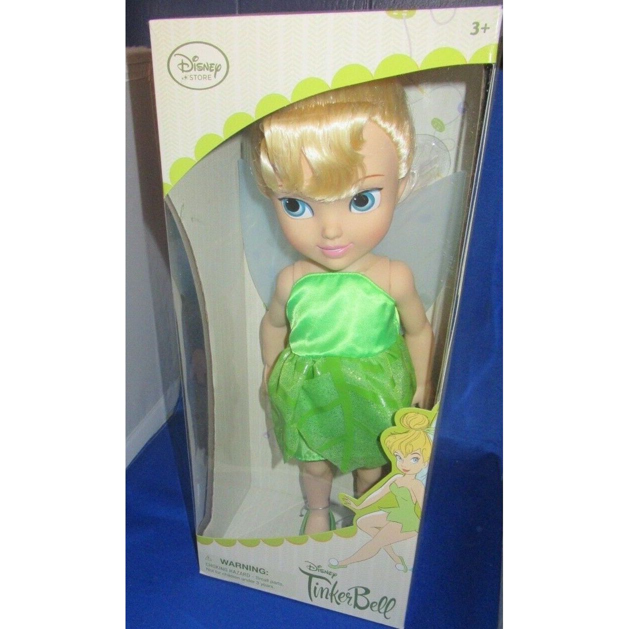 Disney Store Tinker Bell (Fairies) Toddler Doll Nokomis