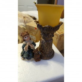 Yesterdays Child Boyds Dollstone Teresa and John ... The Prayer Votive Holder