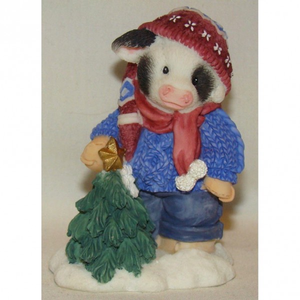 Enesco Mary Mary Had A Farm #27395 1997 "Bright Future for Moo"