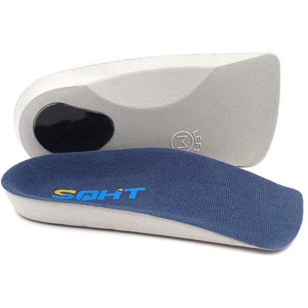 SQHT 3/4 Orthotics Shoe Insoles - Arch Support Insert Correct Over-Pronation, Fallen Arches, Flat Feet Metatarsal Support (M - W9-10.5 | M7.5-9)