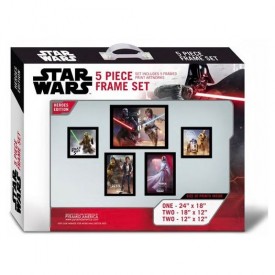 Star Wars Heroes 5 Piece Framed Set