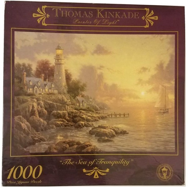 Thomas Kinkade Painter of Light "The Sea of Tranquility" 1000 Pc