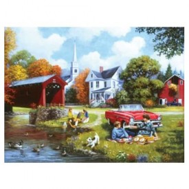 Lazy Days - 300 Piece Large Format Jigsaw Puzzle by Sunsout