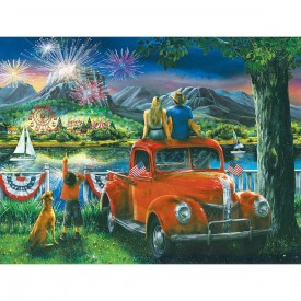 Celebration Across The River 300 Piece Jigsaw Puzzle by SunsOut