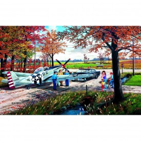 Emergency Landing 300 Piece Jigsaw Puzzle by SunsOut