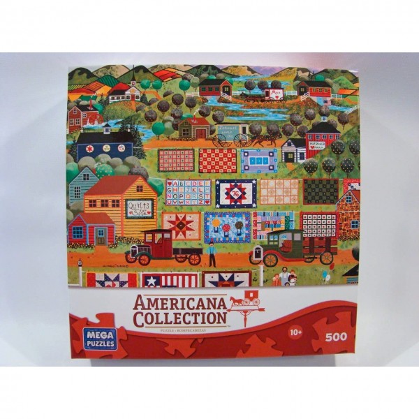 Americana Collection 500 Piece Jigsaw Puzzle: Quilts for Sale