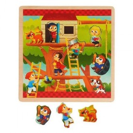 Imaginarium Peg Puzzle 8-Piece - Treehouse