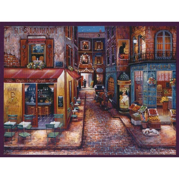 300 Piece Puzzle Cafe Van Gogh EZ GRASP