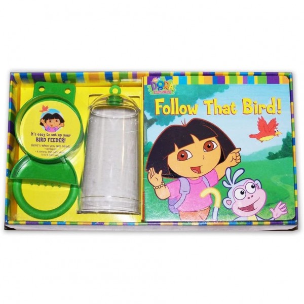 Dora the Explorer Follow That Bird Set: A Book and Bird Feeder