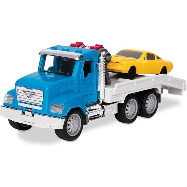 DRIVEN by Battat – Micro Tow Truck – Toy Tow Truck with Toy Car for Kids Aged 4 Years and Up (2pc)