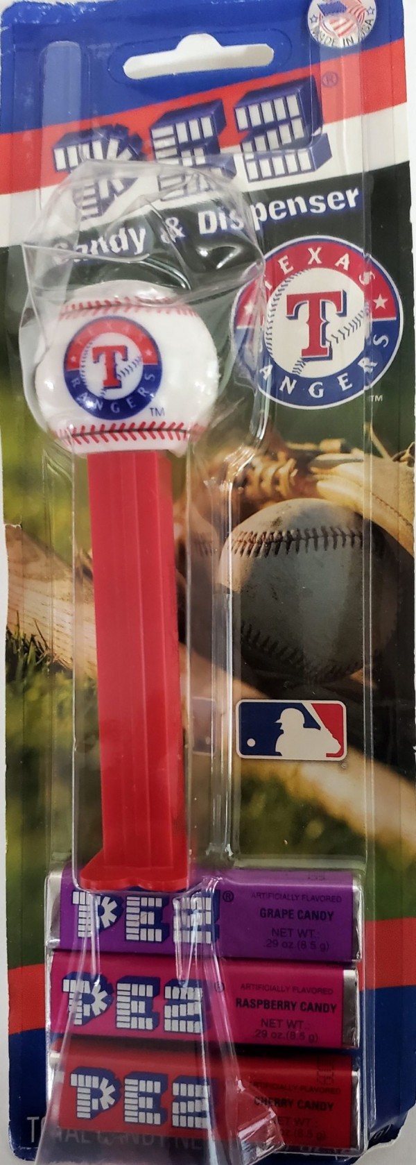 PEZ Candy Dispenser Texas Ranger with (3)-0.29 oz refills