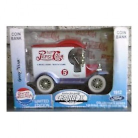 Pepsi Cola Gearbox 1912 Ford Diecast Coin Bank