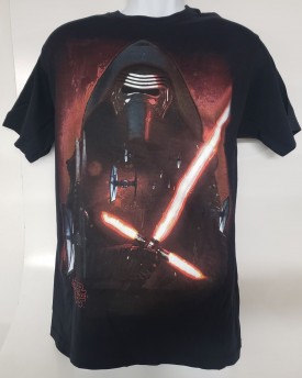 Star Wars Kylo Ren Short Sleeved Black T-Shirt Men Size L