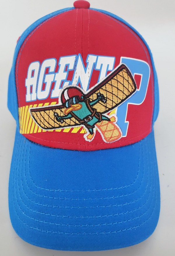 Phineas and Ferb Agent P Adjustable Adult Baseball Cap Hat Snapback Curved Bill Blue