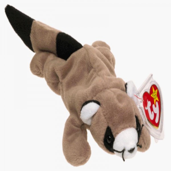 Ty Beanie Babies - Ringo the Racoon 4th Generation Tag (1995)