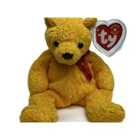 Ty Beanie Baby Poopsie The Yellow Bear (2004)