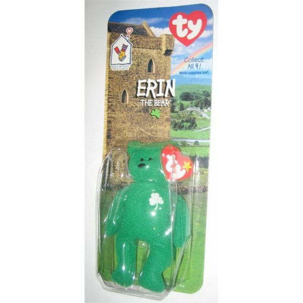 TY McDonalds Teenie Beanie - ERIN The Bear Irish (1999) (5 inch)