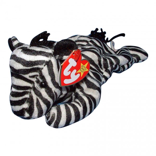 TY Beanie Babies - Ziggy the Zebra 4th Generation Tag (1995)