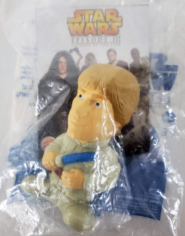 Star Wars Episode III Revenge of the Sith 2005 Burger King Toy - Luke Skywalker