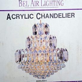 Bel Air Lighting 9 Light Retro Acrylic Chandelier