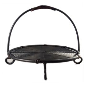 Wrought Iron Metal Centerpiece Stand w/ Handle