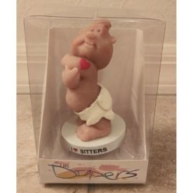 THE DIAPERS Original Sculpture by Dennis Franzen Figurine I Love Sitters