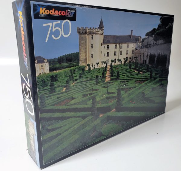 Kodacolor Castles Jigsaw Puzzle 750 Pieces -  Gardens at Villandry, France