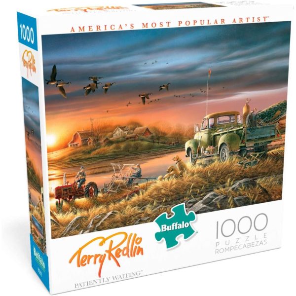 Buffalo Games - Terry Redlin - Patiently Waiting - 1000 Piece Jigsaw Puzzle